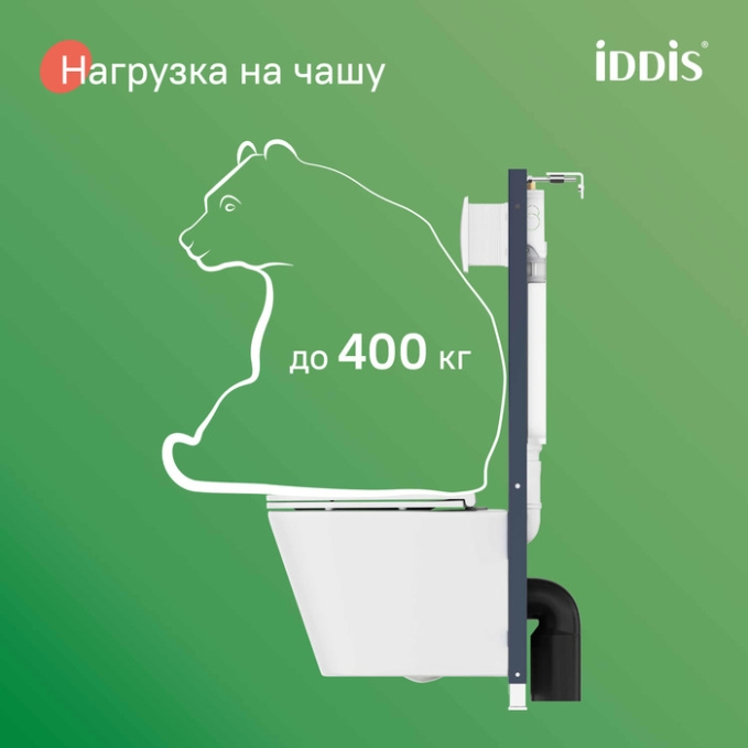 Унитаз с инсталляцией Iddis Basic BASC010i73