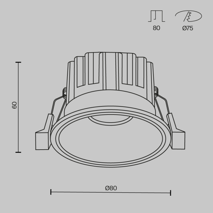 Потолочный светильник Фокус С / FOCUS S 1*GU10 10 Вт, C051CL-01W, изображение 9