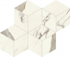 Мозаика Atlas Concorde Italy Marvel X Calacatta Sublime Mosaico Esagono Silk 30x35, AF8M