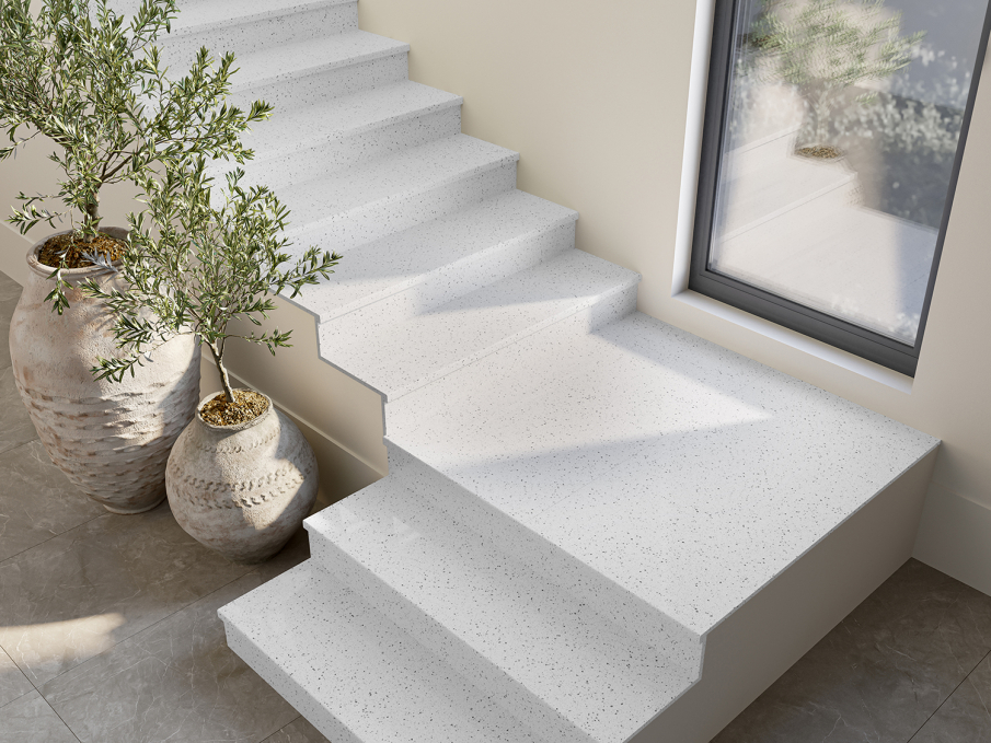 Керамогранит Starotech Polished Gravel Blanco 80x240 Керамогранит Starotech Polished Gravel Blanco 80x240