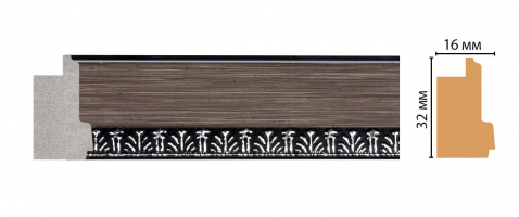 Багет Decomaster FM16-1, 32x16x2850 мм Багет Decomaster FM16-1, 32x16x2850 мм
