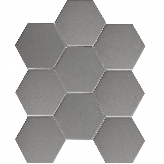 Мозаика Starmosaic Geometry Hexagon Big Grey Matt 95x110 25.6x29.5 Мозаика Starmosaic Geometry Hexagon Big Grey Matt 95x110 25.6x29.5