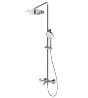 Душевая стойка со смесителем Wonzon & Woghand Stick WW-88739017-CR хром глянцевая