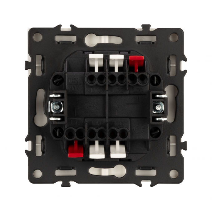 Механизм выключателя двухклавишный проходной SWT-NOBE-MKP2-SFPL-WH (230V, 10A), Arlight, 054242, изображение 2 Механизм выключателя двухклавишный проходной SWT-NOBE-MKP2-SFPL-WH (230V, 10A), Arlight, 054242, изображение 2