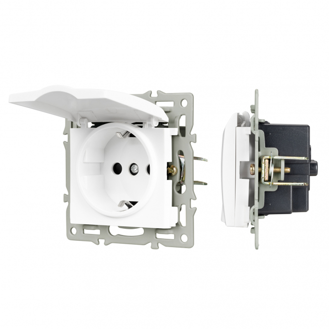 Механизм розетки влагозащищённый SCT-MCP-PL-WH (250V, 16A), Arlight, 043745, изображение 1 Механизм розетки влагозащищённый SCT-MCP-PL-WH (250V, 16A), Arlight, 043745, изображение 1