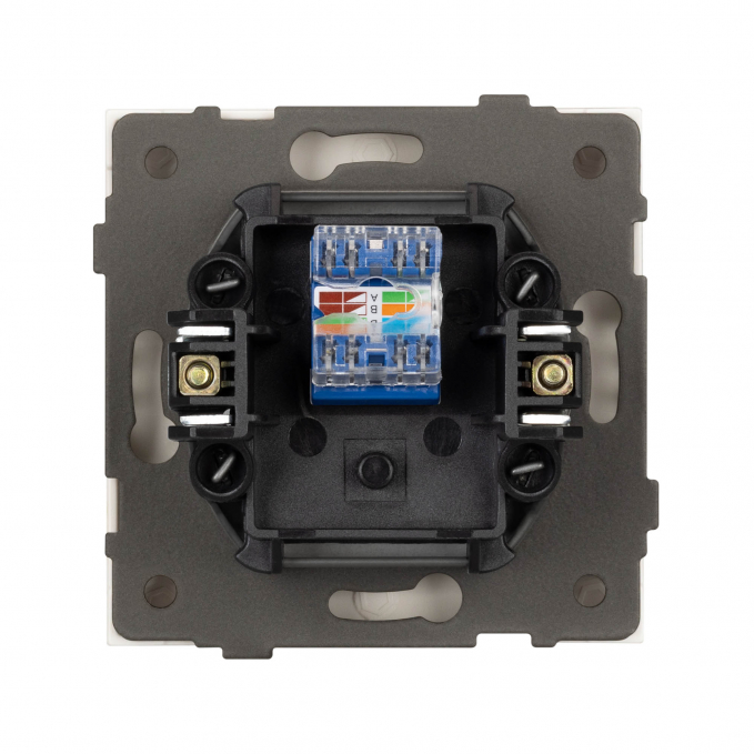 Механизм компьютерной розетки SCT-TENDO-MPC1-PL-GD (RJ-45, CAT6), Arlight, 054099, изображение 2 Механизм компьютерной розетки SCT-TENDO-MPC1-PL-GD (RJ-45, CAT6), Arlight, 054099, изображение 2