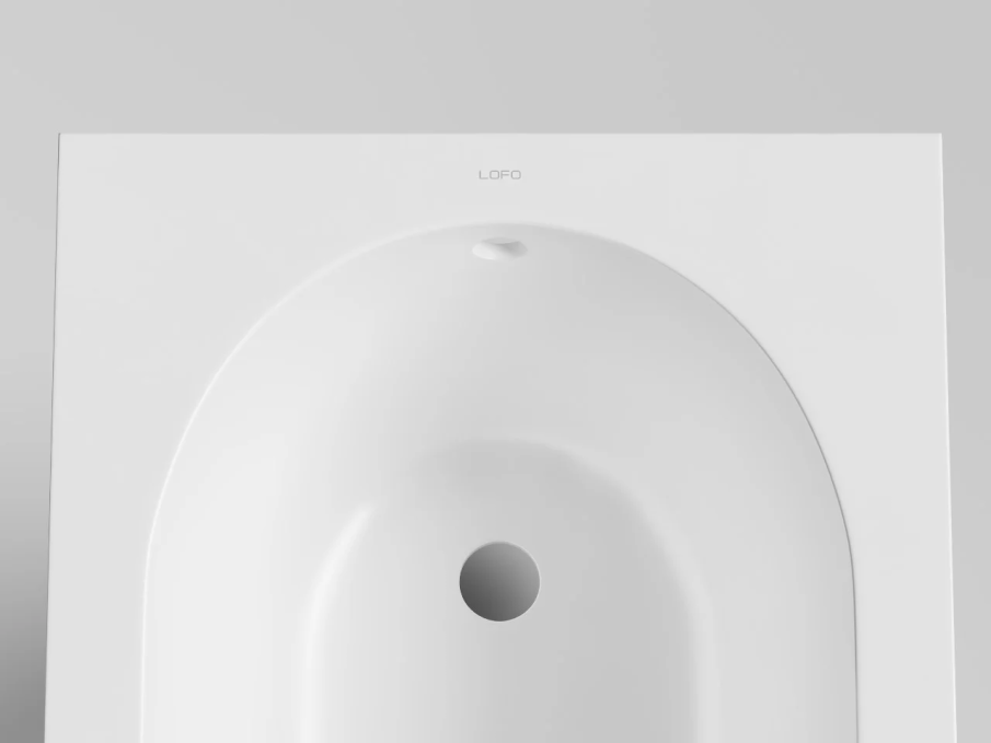 Ванна из искусственного камня Lofo 170x75 UM12222 Solid Surface матовая встраиваемая Ванна из искусственного камня Lofo 170x75 UM12222 Solid Surface матовая встраиваемая