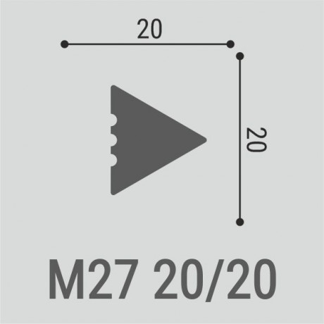 Молдинг Bello Deco М27 20-20