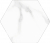 Керамогранит ITT Ceramic Hexa White Soul 23.2x26.7
