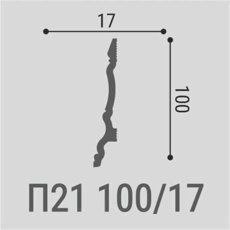 Плинтус Bello Deco П21 100-17 Плинтус Bello Deco П21 100-17
