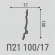 Плинтус Bello Deco П21 100-17 Плинтус Bello Deco П21 100-17