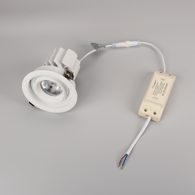 Светильник MS-VORTEX-BUILT-R110-20W Day4000 (WH-WH, 40 deg, 230V), Arlight, 057754, изображение 3 Светильник MS-VORTEX-BUILT-R110-20W Day4000 (WH-WH, 40 deg, 230V), Arlight, 057754, изображение 3