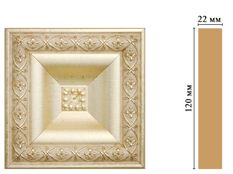 Вставка цветная Decomaster D208-937, 120x120x22 мм Вставка цветная Decomaster D208-937, 120x120x22 мм
