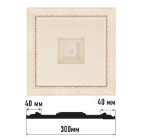 Декоративное панно Decomaster D31-13, 300x300x32 мм