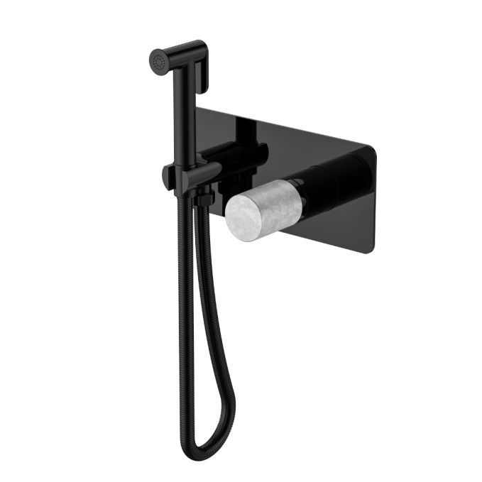 Смеситель гигиенический Boheme Stick 127-SGM-MR-GR графит глянец Смеситель гигиенический Boheme Stick 127-SGM-MR-GR графит глянец