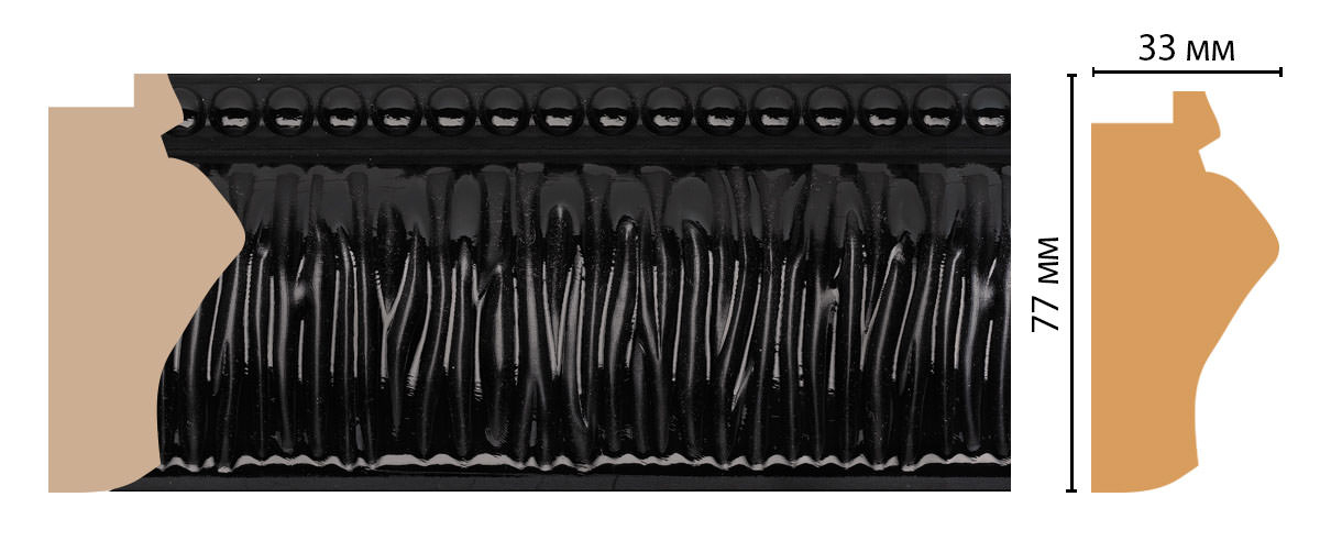 Багет Decomaster 527-195, 77x33x2900 мм Багет Decomaster 527-195, 77x33x2900 мм