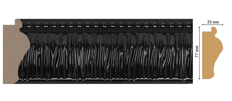 Багет Decomaster 527-195, 77x33x2900 мм Багет Decomaster 527-195, 77x33x2900 мм