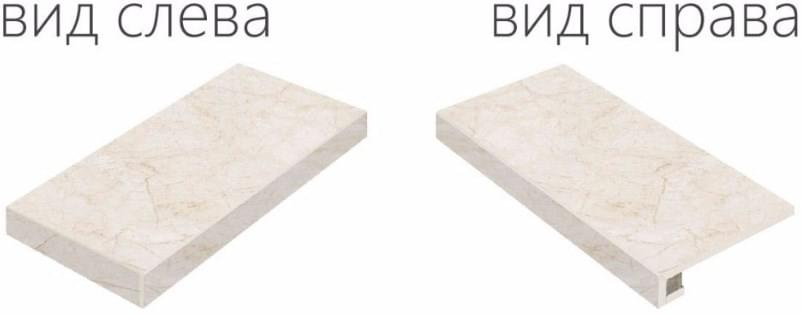 Ступень Italon Contempora Pure Scalino Angolare Sinistro 33x60, 620070000647