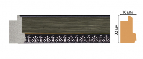 Багет Decomaster FM16-2, 32x16x2850 мм Багет Decomaster FM16-2, 32x16x2850 мм