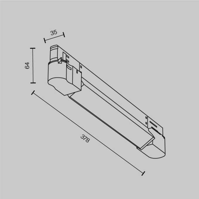 Трековый светильник Базис / Basis Exility X 3000K 12Вт 120°, TR240-2-12W3K-B, изображение 8 Трековый светильник Базис / Basis Exility X 3000K 12Вт 120°, TR240-2-12W3K-B, изображение 8