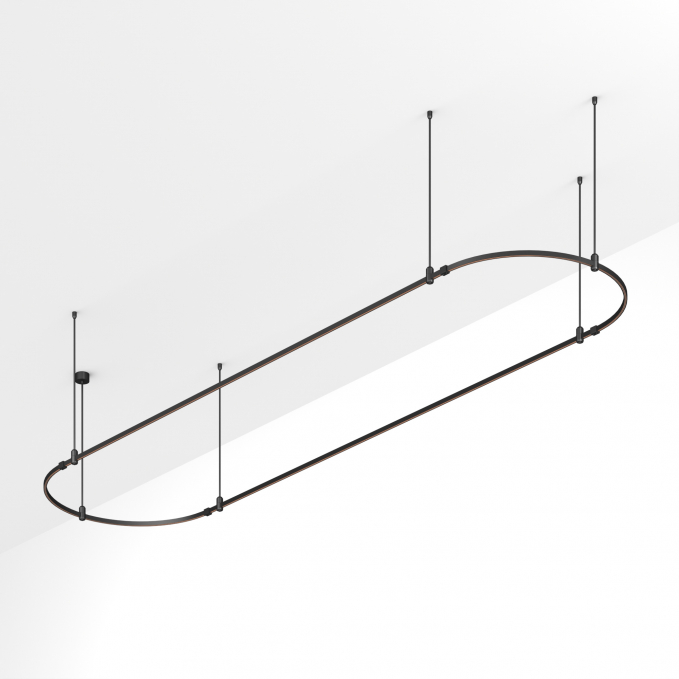 Основание ART-APRIORI-OVAL-ROD-800-4000x1000 (BK), Arlight, 048513, изображение 1 Основание ART-APRIORI-OVAL-ROD-800-4000x1000 (BK), Arlight, 048513, изображение 1