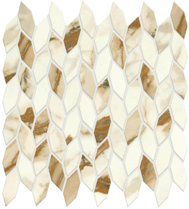 Мозаика Atlas Concorde Marvel Shine Calacatta Imperiale Mos. Twist Silk 30.5x30.5, A4WR