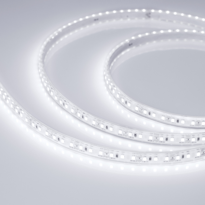 Светодиодная лента герметичная RTW-PU-A120-10.5mm 12V White6000 (16.8 W/m, IP68, Wire 2m, 5m), Arlight, 029596(3), изображение 1 Светодиодная лента герметичная RTW-PU-A120-10.5mm 12V White6000 (16.8 W/m, IP68, Wire 2m, 5m), Arlight, 029596(3), изображение 1
