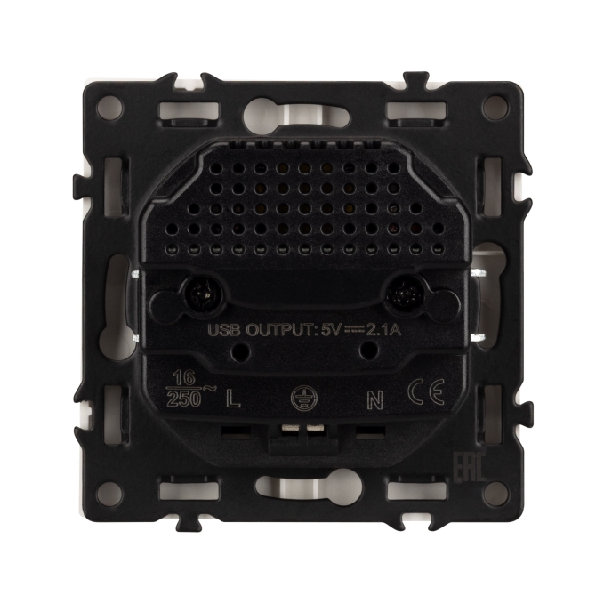 Механизм розетки с USB зарядкой SCT-NOBE-MUAA-SFPL-GD (230V, 16A), Arlight, 054290, изображение 2 Механизм розетки с USB зарядкой SCT-NOBE-MUAA-SFPL-GD (230V, 16A), Arlight, 054290, изображение 2