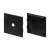 Комплект заглушек LINE-5050-DUAL BLACK , Arlight, 050128
