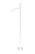 Смеситель напольный Boheme Uno 107-MW белый матовый