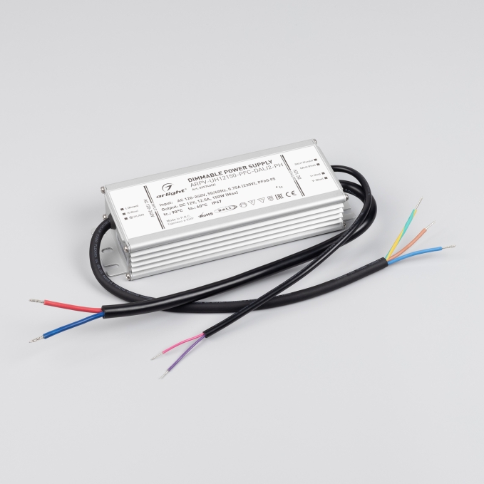 Блок питания ARPV-UH12150-PFC-DALI2-PH (12V, 12.5A, 150W), Arlight, 025746(2), изображение 2 Блок питания ARPV-UH12150-PFC-DALI2-PH (12V, 12.5A, 150W), Arlight, 025746(2), изображение 2