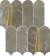 Мозаика Italon Stellaris Tuscania Grey Mosaico Elegant 32.5х36.1, 620110000234