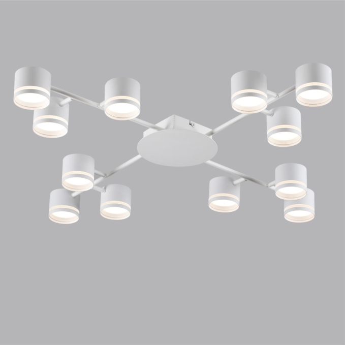 Люстра потолочная LED GX53 12*12W 220V GARETA COMFI LN26 242 LUMION 8235/12C, фото на цветном фоне 2 Люстра потолочная LED GX53 12*12W 220V GARETA COMFI LN26 242 LUMION 8235/12C, фото на цветном фоне 2