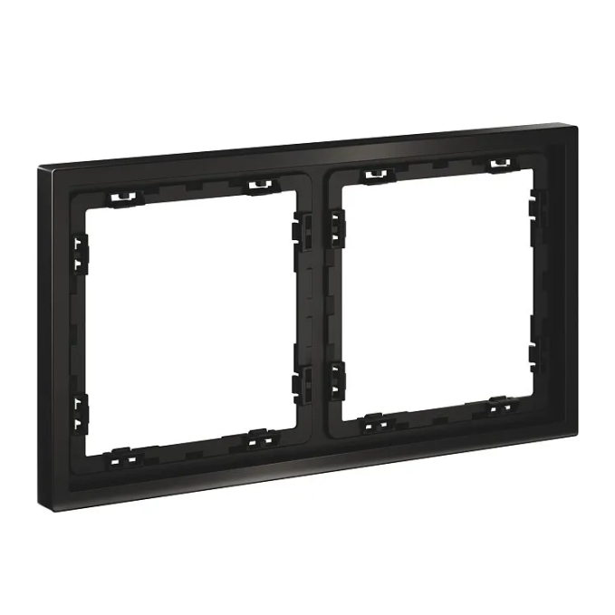 Рамка металлическая на 2 поста, S70 Metal (антрацит), Voltum, VLSM120212