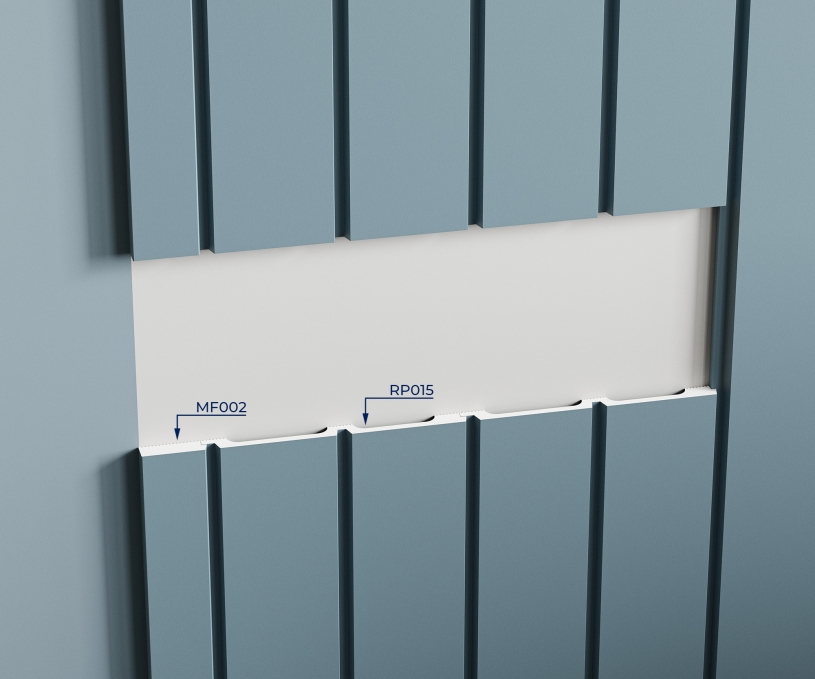 Стеновая панель Cosca Decor RP015, 156х12x2800 мм, Экополимер Стеновая панель Cosca Decor RP015, 156х12x2800 мм, Экополимер