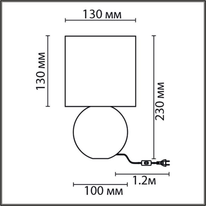 Настольная лампа E14 1*40W 220V OCTAVIA CLASSI LN26 493 LUMION 8224/1T, схема товара Настольная лампа E14 1*40W 220V OCTAVIA CLASSI LN26 493 LUMION 8224/1T, схема товара