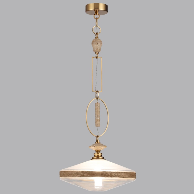 Подвес G9 LED 6W KREMA PENDANT ODL_EX26 035 ODEON LIGHT 5441/1, фото на цветном фоне 1