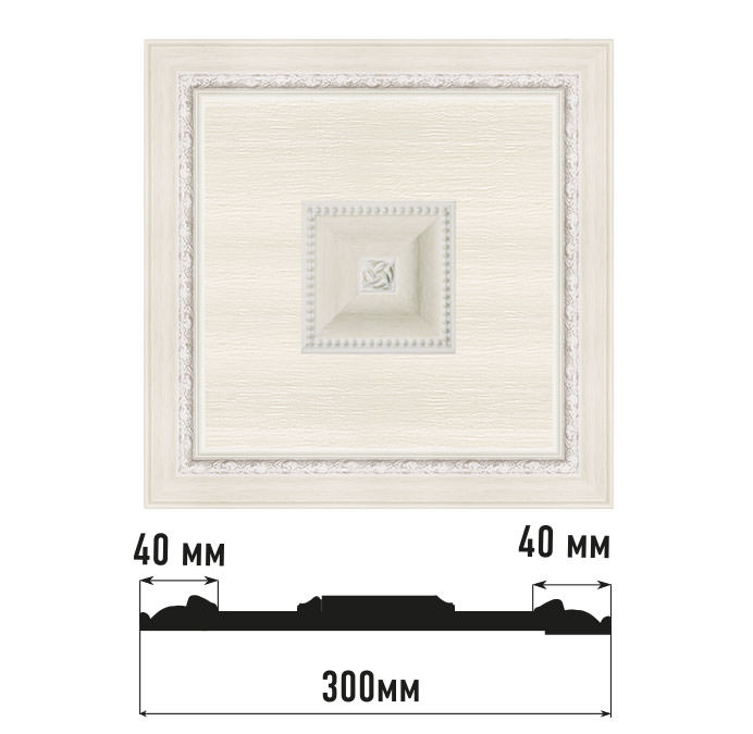 Декоративное панно Decomaster D31-15, 300x300x32 мм