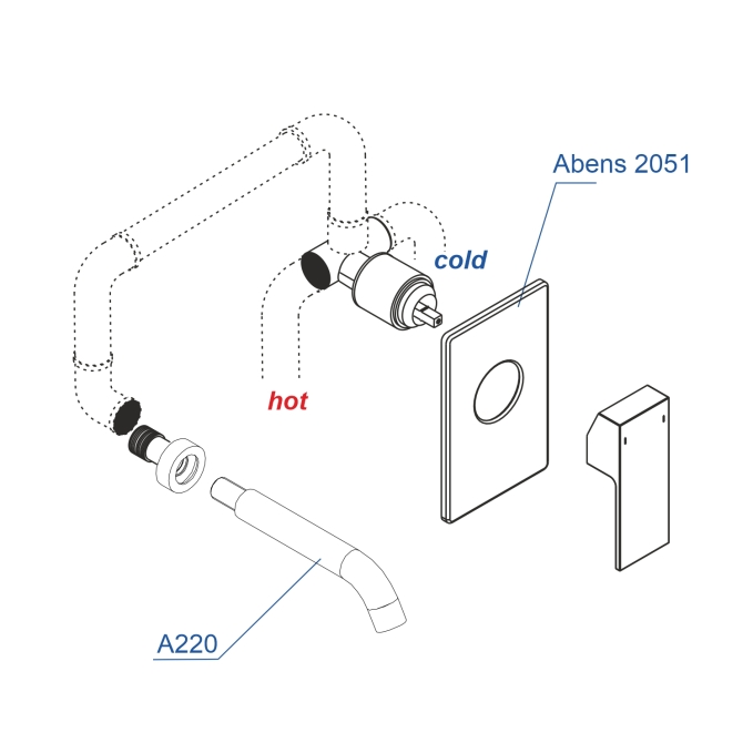 Смеситель WasserKRAFT A20503 Смеситель WasserKRAFT A20503