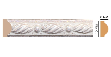 Молдинг Decomaster 130-19 ДМ, 15x8x2400 мм Молдинг Decomaster 130-19 ДМ, 15x8x2400 мм