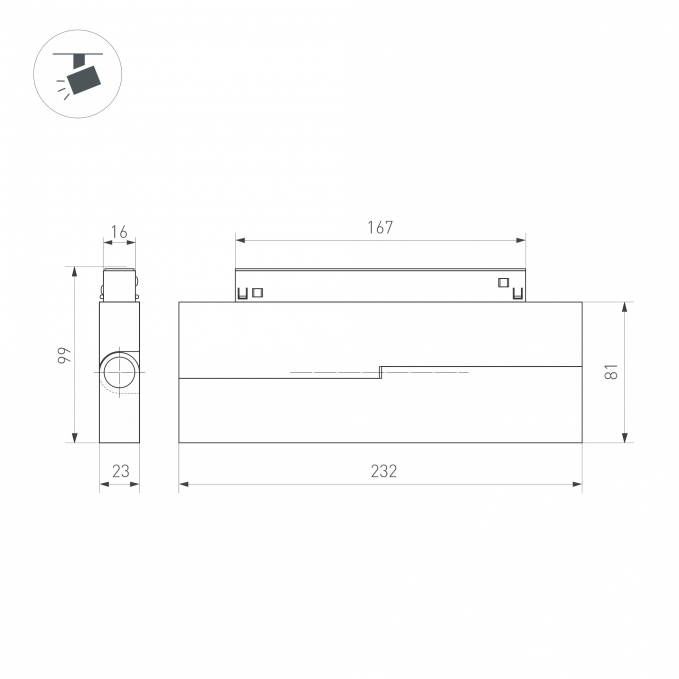 Светильник MAG-FLEX-FLAT-FOLD-S230-12W Day4000 (BK, 80 deg, 48V), Arlight, 047211, изображение 2 Светильник MAG-FLEX-FLAT-FOLD-S230-12W Day4000 (BK, 80 deg, 48V), Arlight, 047211, изображение 2