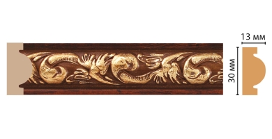 Молдинг Decomaster 157-1084 ДМ, 30x13x2400 мм