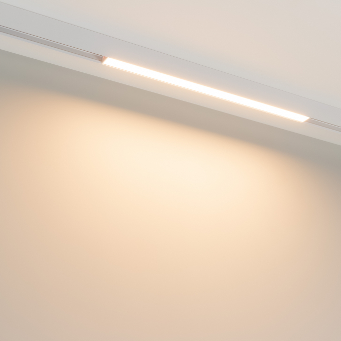 Светильник MAG-FLAT-25-L400-12W Warm3000 (WH, 100 deg, 24V), Arlight, 050057, изображение 4 Светильник MAG-FLAT-25-L400-12W Warm3000 (WH, 100 deg, 24V), Arlight, 050057, изображение 4