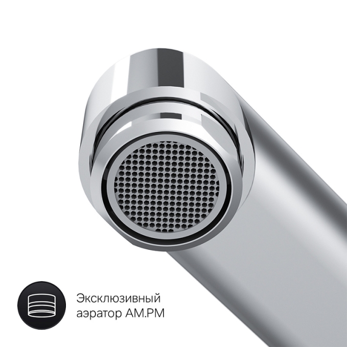 Смеситель для ванны и душа AM.PM Like F8090016 длинный излив, хром Смеситель для ванны и душа AM.PM Like F8090016 длинный излив, хром