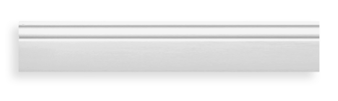 Плинтус напольный Decomaster D232-115ДМ, 100x22x2400 мм белый матовый