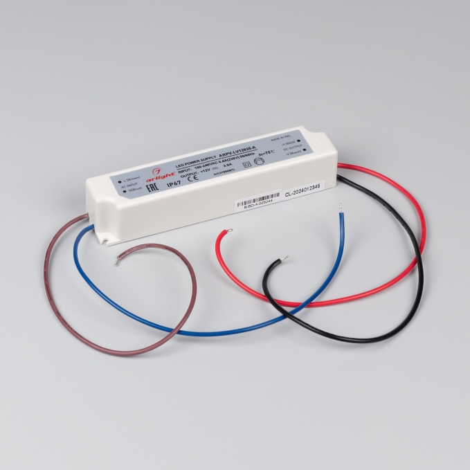 Блок питания ARPV-LV12035-A (12V, 3.0A, 36W), Arlight, 018968(1), изображение 2 Блок питания ARPV-LV12035-A (12V, 3.0A, 36W), Arlight, 018968(1), изображение 2