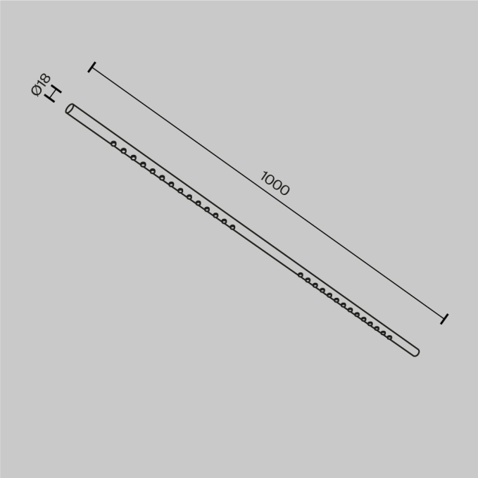 Крепление потолочное Long одинарное 760мм Flarity черный, TRA159C-SL1-B, изображение 7 Крепление потолочное Long одинарное 760мм Flarity черный, TRA159C-SL1-B, изображение 7