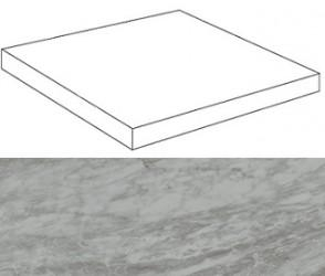 Ступень Atlas Concorde Marvel Stone Bardiglio Grey Scalino Ang. Dx 33x33, ATEG Ступень Atlas Concorde Marvel Stone Bardiglio Grey Scalino Ang. Dx 33x33, ATEG
