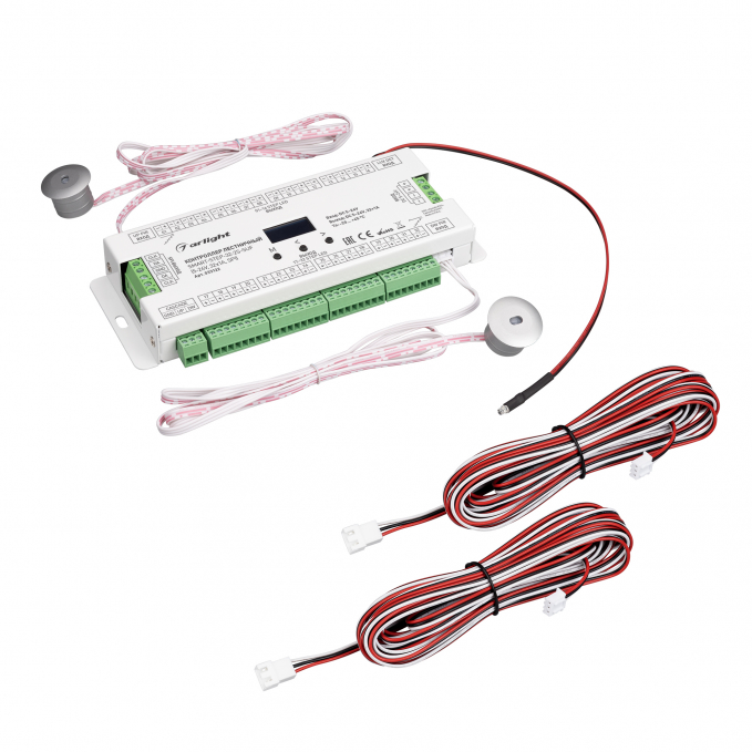 Контроллер лестничный SMART-STEP-32-2S-SUF (5-24V, 32x1A, SPI), Arlight, 033122, изображение 1 Контроллер лестничный SMART-STEP-32-2S-SUF (5-24V, 32x1A, SPI), Arlight, 033122, изображение 1