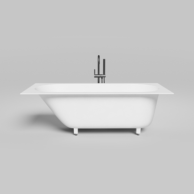 Ванна из искусственного камня Lofo 180x80 UM12322 Solid Surface матовая встраиваемая